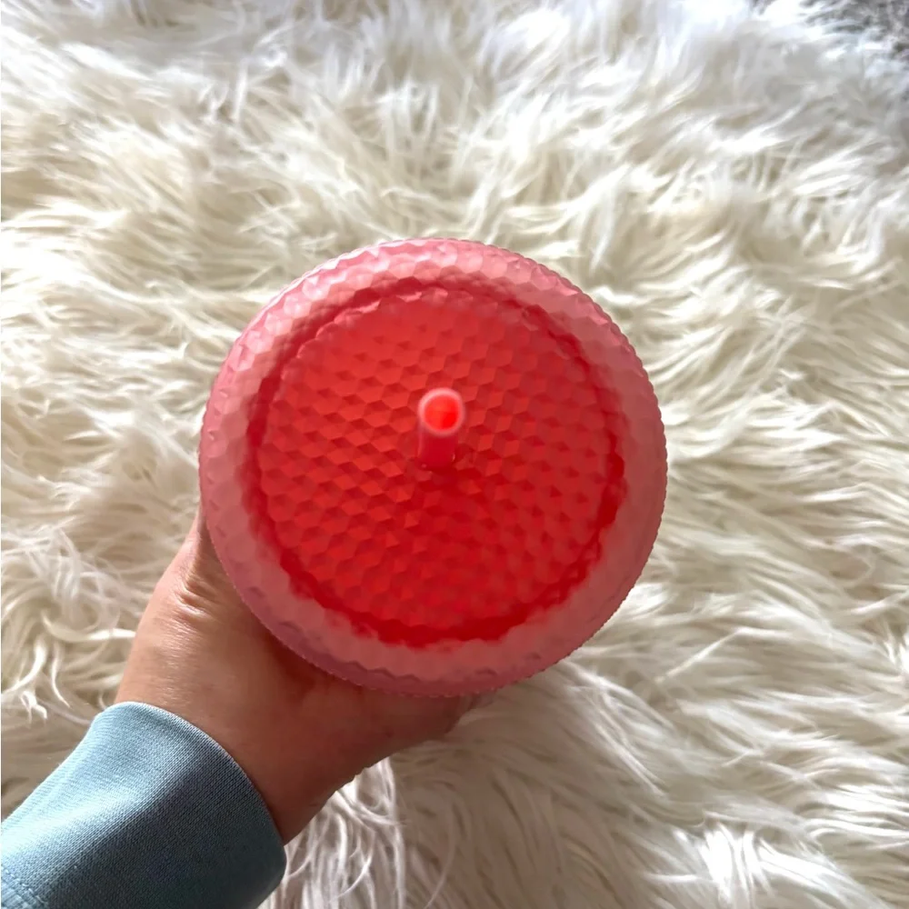 ❗️Starbucks Rose Pink Studded Tumbler with Straw
